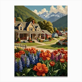 Garden In Bloom Canvas Print