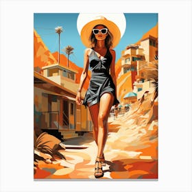 Beach Girls 12 Canvas Print