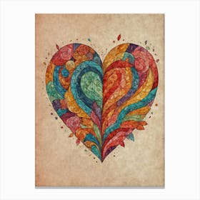Heart Of Love 30 Canvas Print