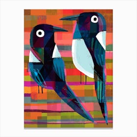 Magpies Canvas Print