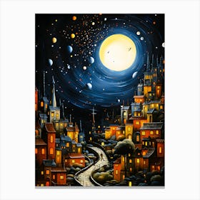 Love Night In The City Canvas Print