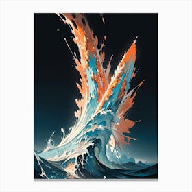 Abstract Painting Canvas Print