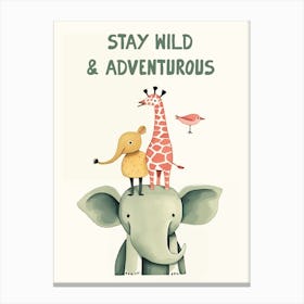 Little Friends Kid's Room Canvas Print