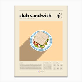 Club Sandwich Canvas Print