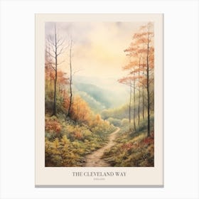 The Cleveland Way England Uk Trail Poster Canvas Print