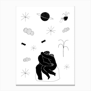 Lover In The Universe Canvas Print