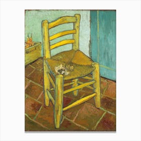 Van Goghs Chair, Vincent van Gogh Canvas Print
