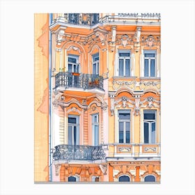 Vienna Europe Travel Architecture 3 Canvas Print