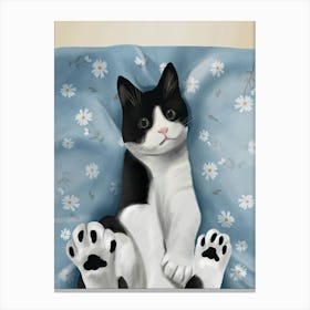 Paws And Petals Canvas Print