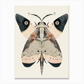 Colourful Insect Illustration Firefly 15 Canvas Print