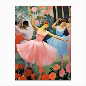 Blossoming Ballet 1 Canvas Print