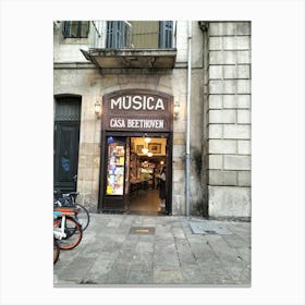 Musica Canvas Print