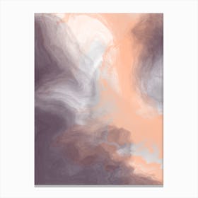Smokey Apricot Canvas Print