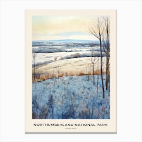 Northumberland National Park England 1 Poster Canvas Print