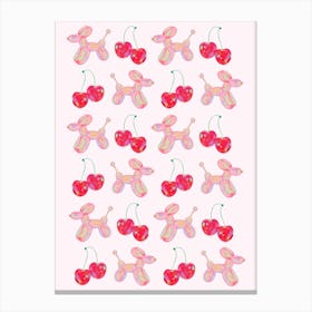 Cherry Dog 1 Canvas Print