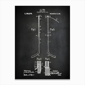 Hockey Stick Hockey Stick Patent Hocky Art Hockey Stick Wall Art Hogg Hockey Stick Patent Print Hockey Decor Patentprint Sh3761 Canvas Print