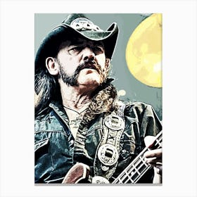 Lemmy Kilmister motorhead Canvas Print