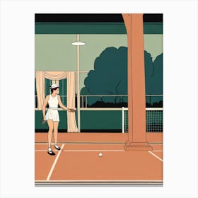 Tennis Court 8 Canvas Print