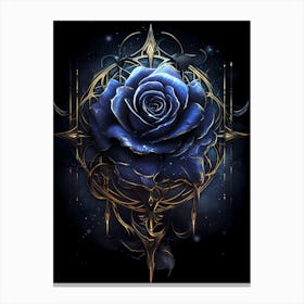 Blue Rose 10 Canvas Print