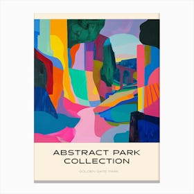 Abstract Park Collection Poster Golden Gate Park Kiev 4 Canvas Print