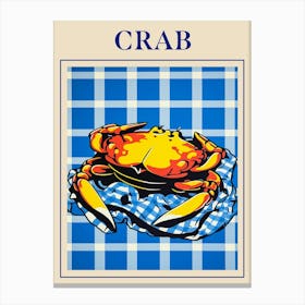 Soft Shell Crab Seafood Poster Canvas Print