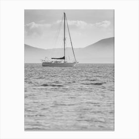 Sailboat In The Sea Canvas Print