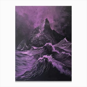 'The Purple Sea' Canvas Print