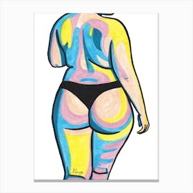 Bubblegum Booty Nude Canvas Print