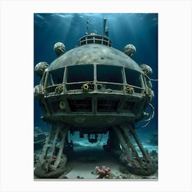 USO: A Very Very Strange Sea-Reimagined 23 Canvas Print