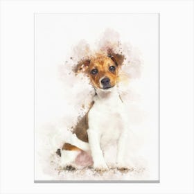 Jack Russell Terrier Puppy Canvas Print