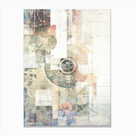Poster Geometrical Abstraction Illustration Art 05 Canvas Print