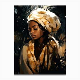 African Art Canvas Print