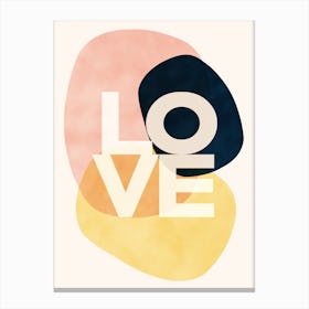 Shapes Of Love Canvas Print