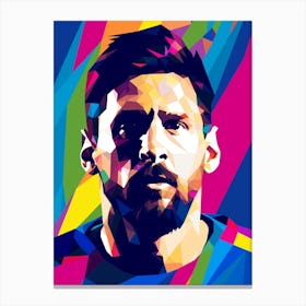Lionel Messi 13 Canvas Print