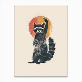 Raccoon 7 Canvas Print