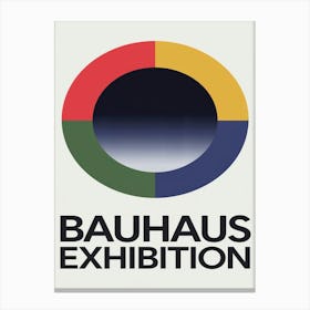 Bauhaus Exhibition poster 1 Canvas Print