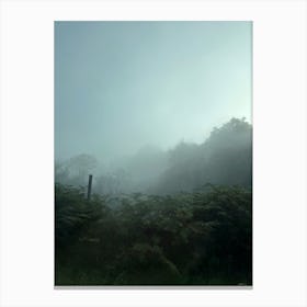 Foggy Morning In Loch Rannoch Canvas Print