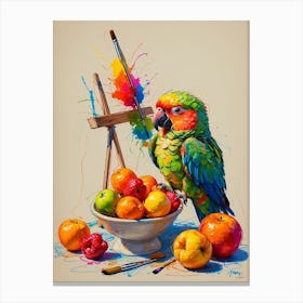 Parrot Painting 1 Canvas Print