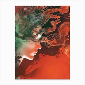 Woman'S Head 21 Canvas Print