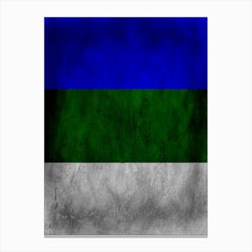 Komi Flag Texture Canvas Print