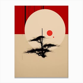 Minimal Tree Canvas Print