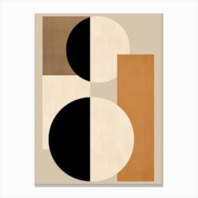Aachen Angles, Geometric Bauhaus Canvas Print