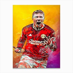 Rasmus Højlund Manchester United Canvas Print