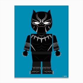 Toy Black Panther Canvas Print