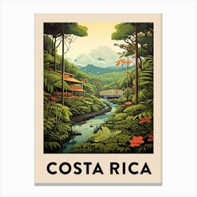 Vintage Travel Poster Costa Rica 2 Canvas Print