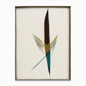 Arrow Symbol Abstract Painting Canvas Print