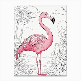 Flamingo Canvas Print