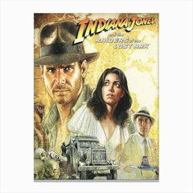 Indiana Jones 1 Canvas Print