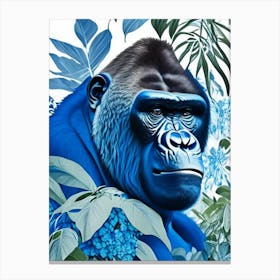 Gorilla In Jungle Gorillas Decoupage 2 Canvas Print