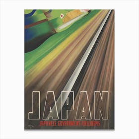 Japanese Railways Canvas Print